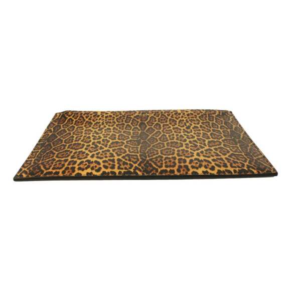 Saint Laurent Leopard Printed Calfskin Leather Medium - Picture 5 of 7
